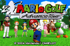 Mario Golf Advance Tour screenshot 3 for GameBoy Advance